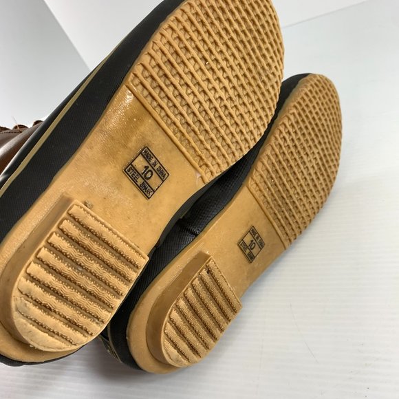 Polar Edge Mens Duck Boots Size 10 Thermolite All Weather Steel Shank Lace Up - Picture 5 of 10